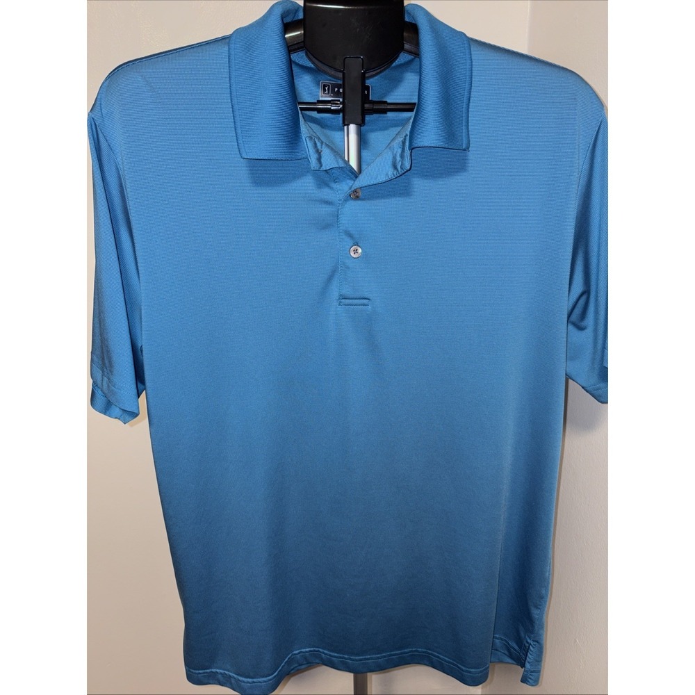 PGA‎ Tour Blue  Golf Polo Mens Large soft